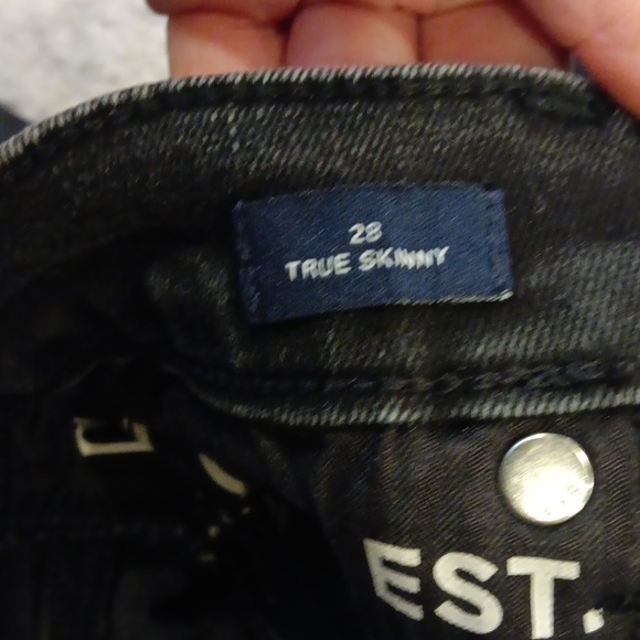 Gap True Skinny jeans 28 washed black - Picture 6 of 7